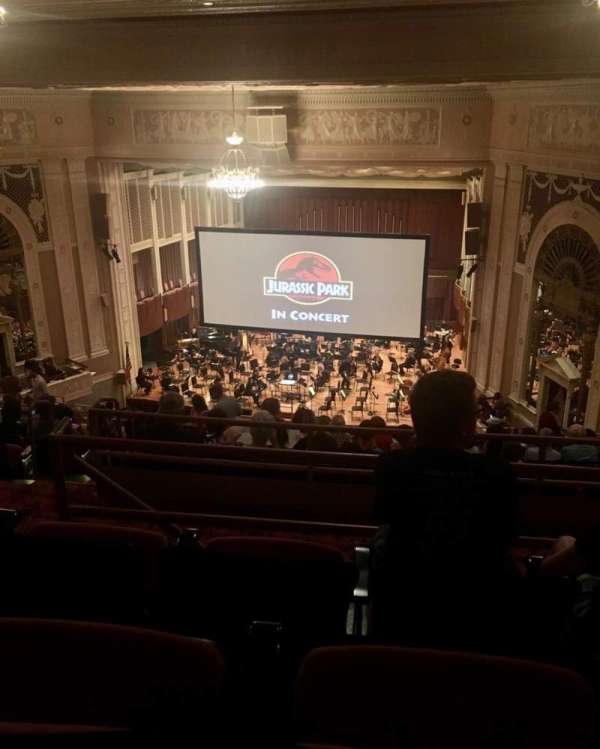 Hilbert Circle Theatre, section: Second Mezzanine, row: JJ, seat: 108