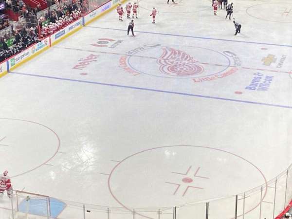 Little Caesars Arena, section: M18, row: 2, seat: 16