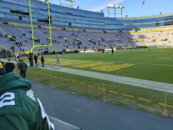 Lambeau Field, section: 135, row: 2, seat: 13