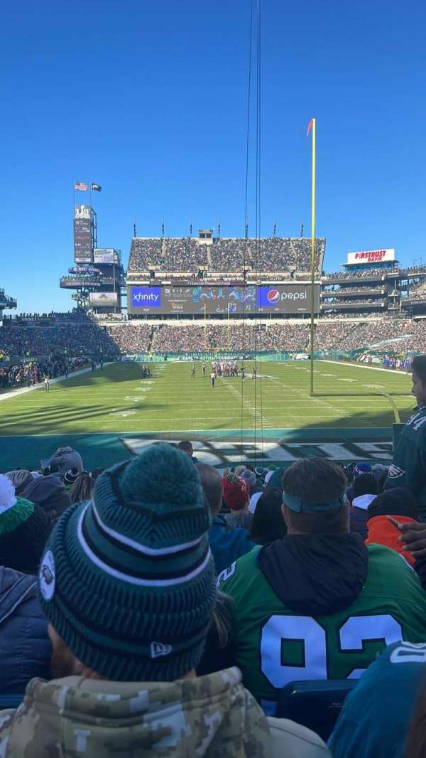 Lincoln Financial Field, section: 110, row: 15, seat: 16