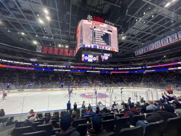 UBS Arena, section: 115, row: 12, seat: 15