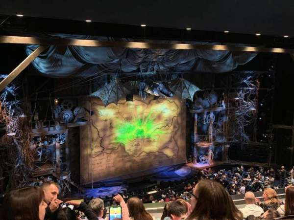 Gershwin Theatre, section: Rear Mezzanine L, row: F, seat: 27