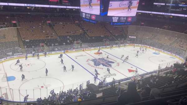 Scotiabank Arena, section: 322, row: 4, seat: 3