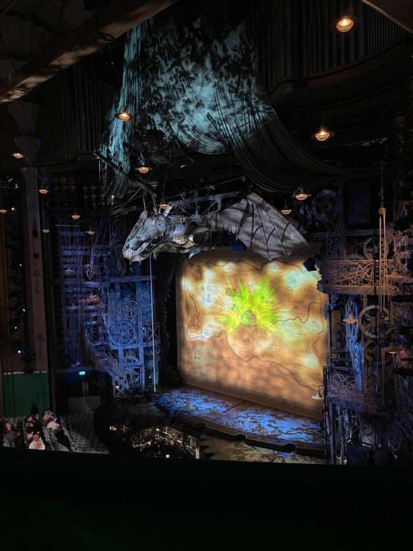 Apollo Victoria Theatre, section: Dress Circle, row: C, seat: 3