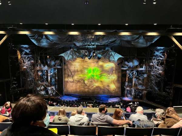 Gershwin Theatre, section: Rear Mezzanine C, row: F, seat: 114