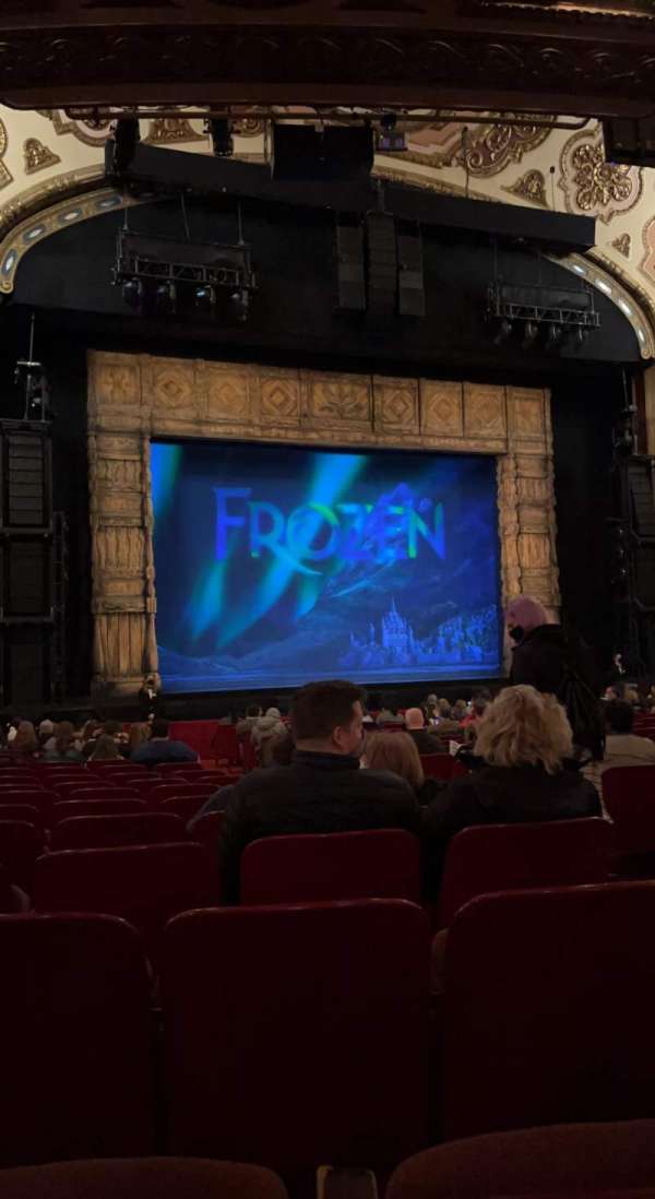 Cadillac Palace Theater, section: Orchestra L, row: S, seat: 7
