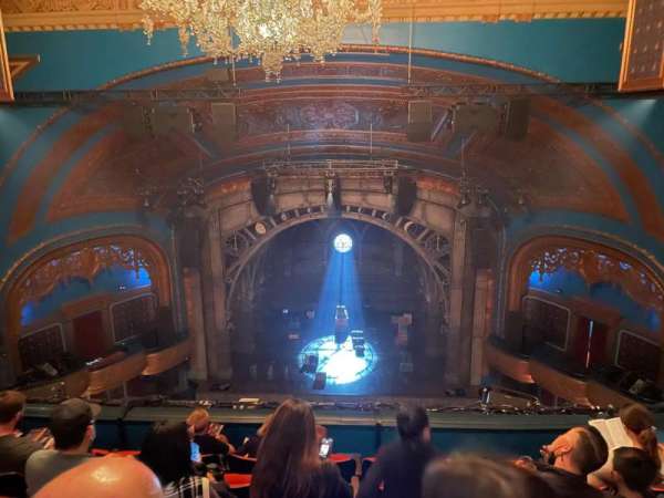 Curran Theater, section: Front Balcony C, row: F, seat: 110