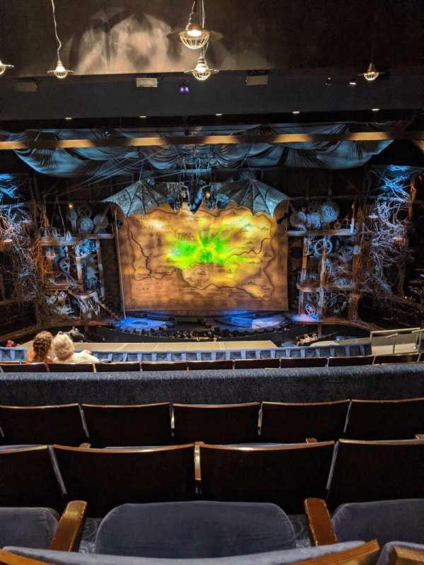 Gershwin Theatre, section: Rear Mezzanine C, row: J, seat: 114