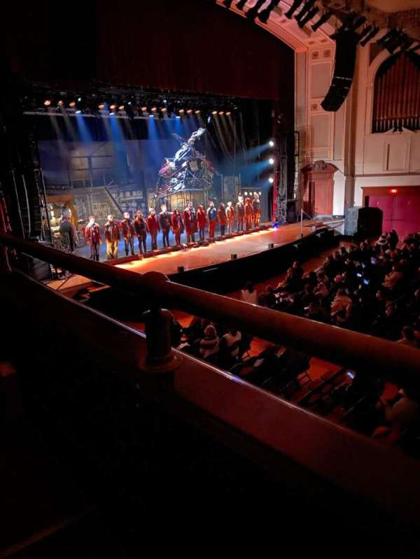 Lowell Memorial Auditorium, section: Balcony, row: A, seat: 3