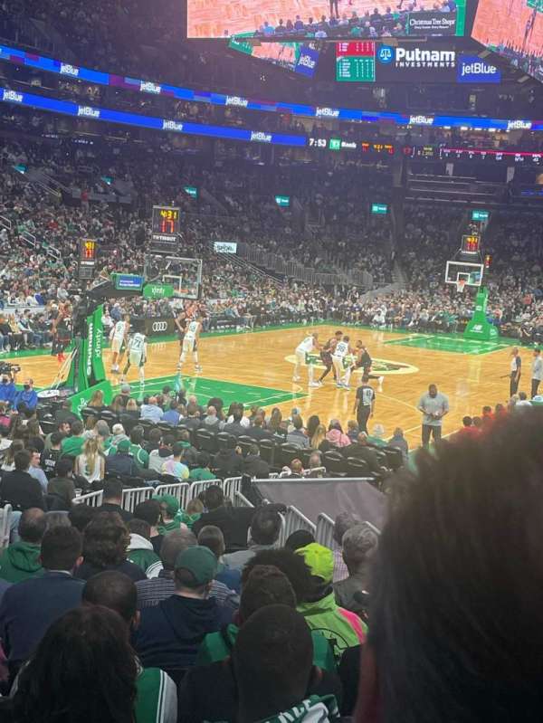 TD Garden, section: 15, row: 13, seat: 14