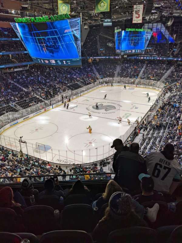 Climate Pledge Arena, section: 106, row: E, seat: 14