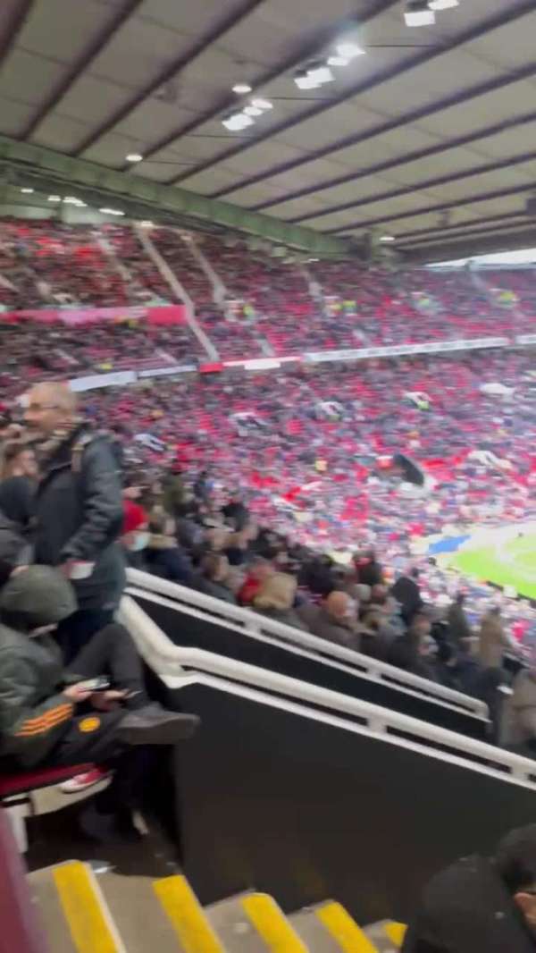 Old Trafford, section: N3404, row: 13, seat: 132