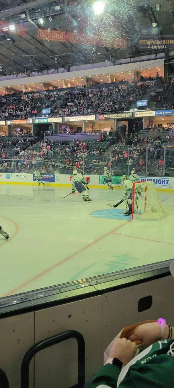 Angel of the Winds Arena, section: 101, row: 2, seat: 2