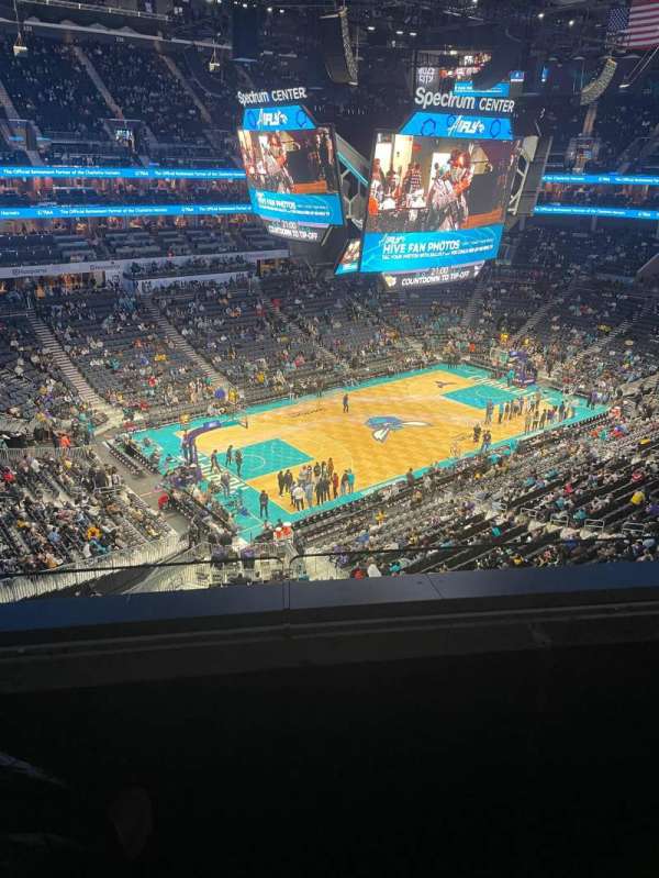 Spectrum Center, section: 212, row: B, seat: 14