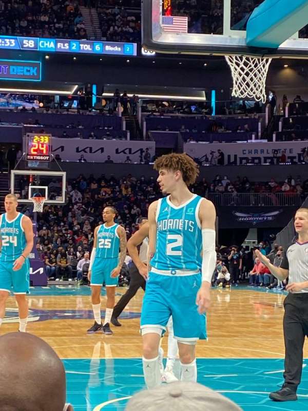 Spectrum Center, section: 101, row: A1, seat: 4