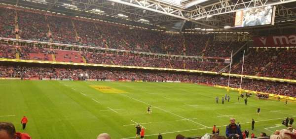 Principality Stadium, section: M11, row: 7, seat: 18