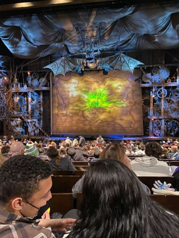 Gershwin Theatre, section: Orchestra C, row: R, seat: 113