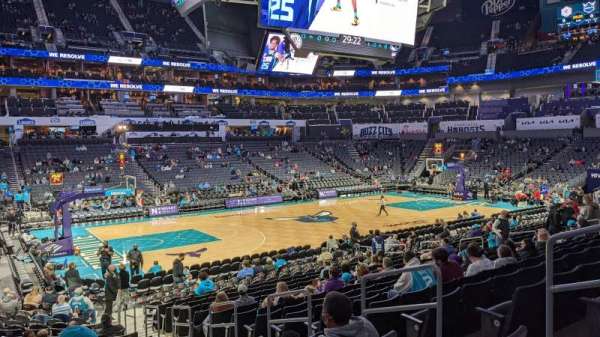 Spectrum Center, section: 117, row: Q, seat: 5