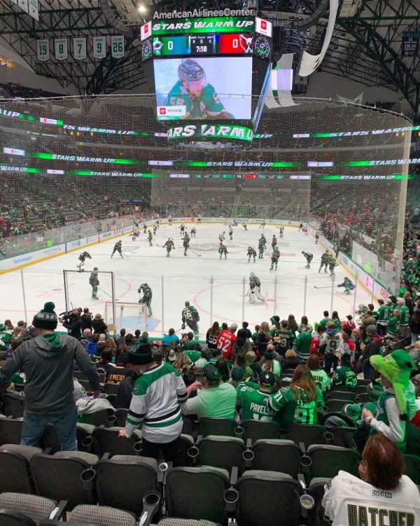 American Airlines Center, section: 124, row: S, seat: 13