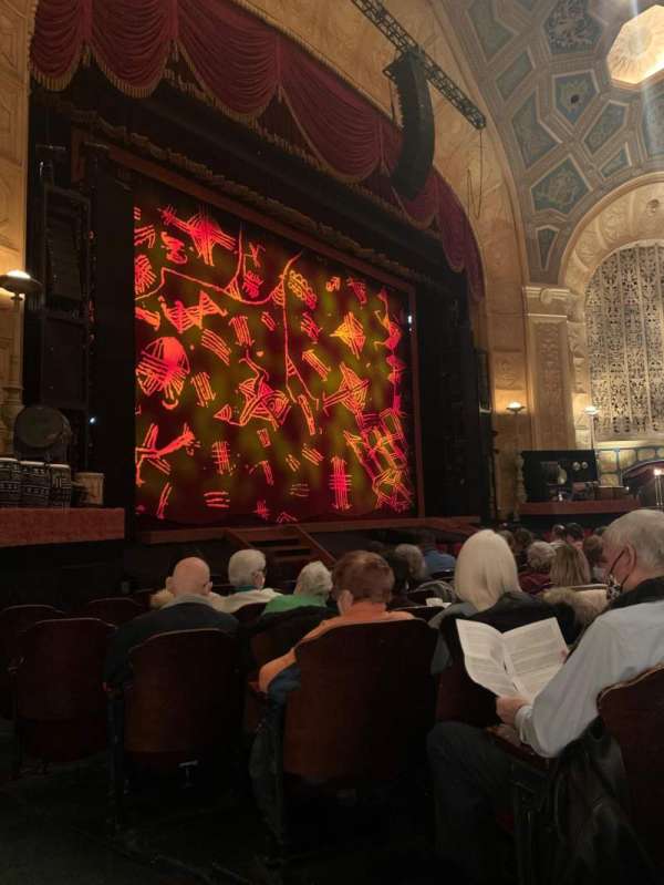 Detroit Opera House, section: Main Floor 5, row: K, seat: 3