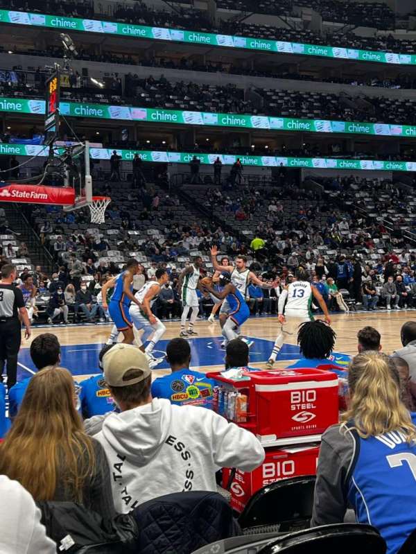 American Airlines Center, section: 120, row: B, seat: 13