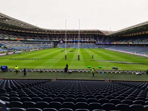 Murrayfield Stadium, section: S11, row: DD, seat: 11