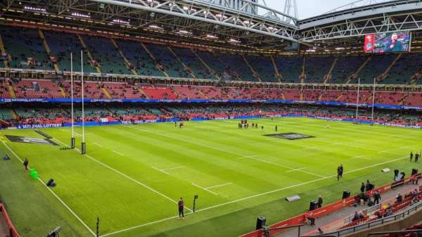 Principality Stadium, section: M35, row: 12, seat: 6-7