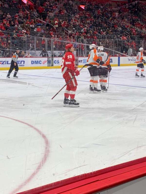 Little Caesars Arena, section: 125, row: 2, seat: 9