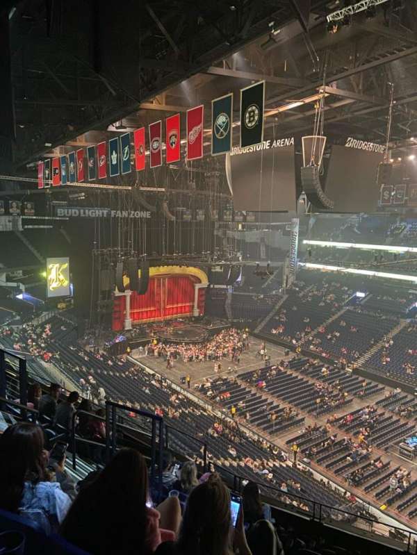 Bridgestone Arena, section: 332, row: H, seat: 6