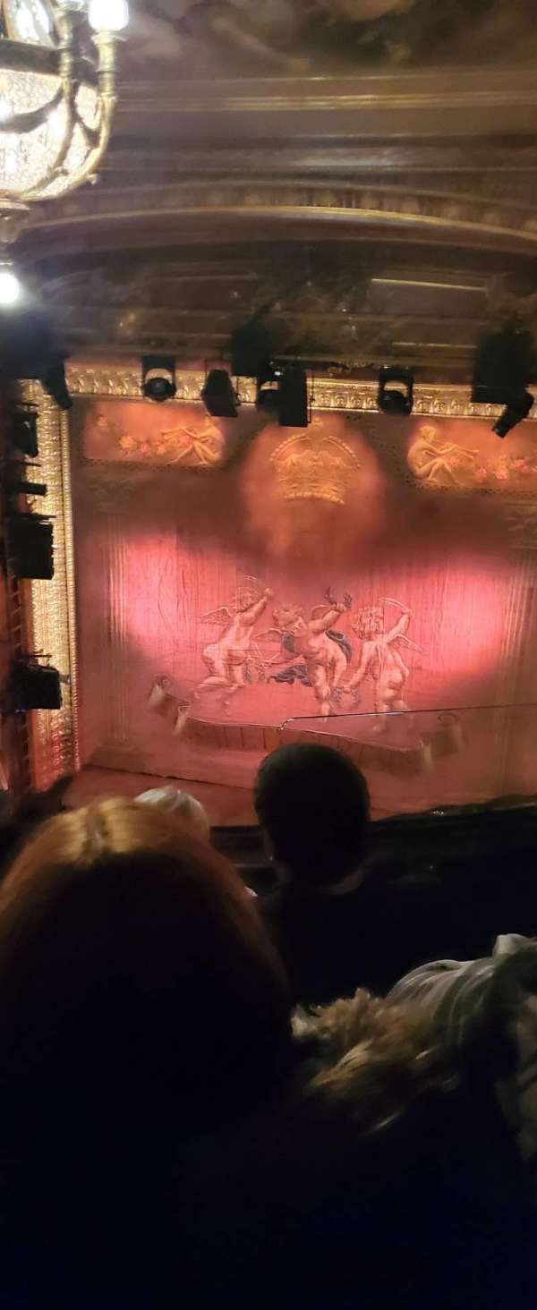 Theatre Royal Haymarket, section: Upper circle, row: D, seat: 7