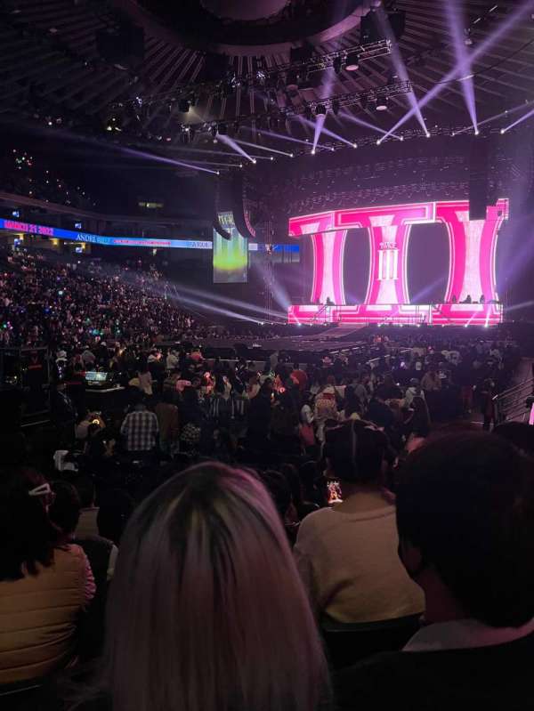 Oakland Arena, section: 105, row: 5, seat: 12