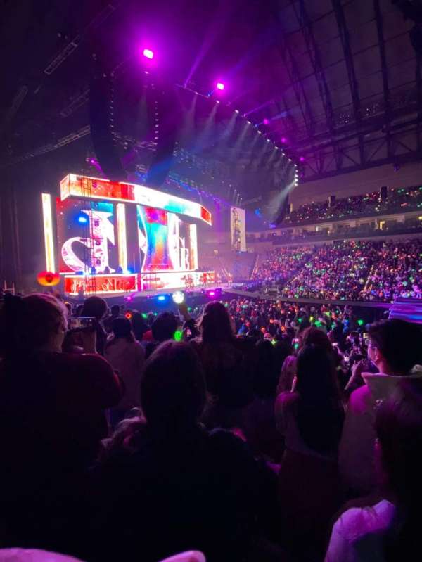 Dickies Arena, section: 124, row: 9, seat: 10