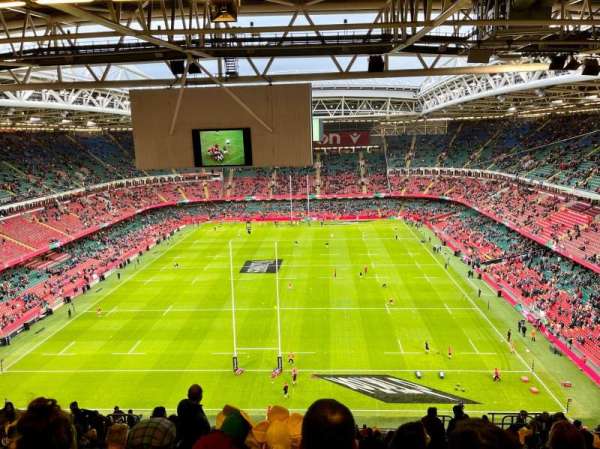Principality Stadium, section: U19, row: 27, seat: 19