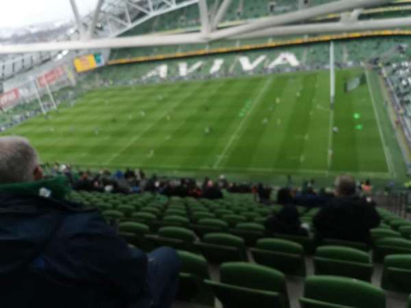 Aviva Stadium, section: 522, row: Cc, seat: 17
