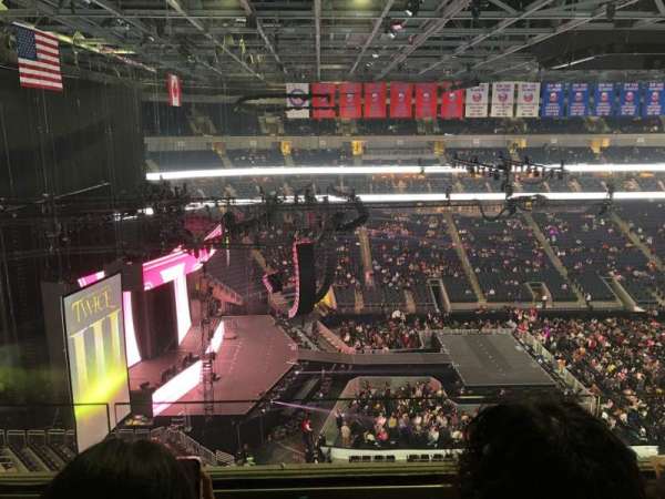 UBS Arena, section: 323, row: 2, seat: 8