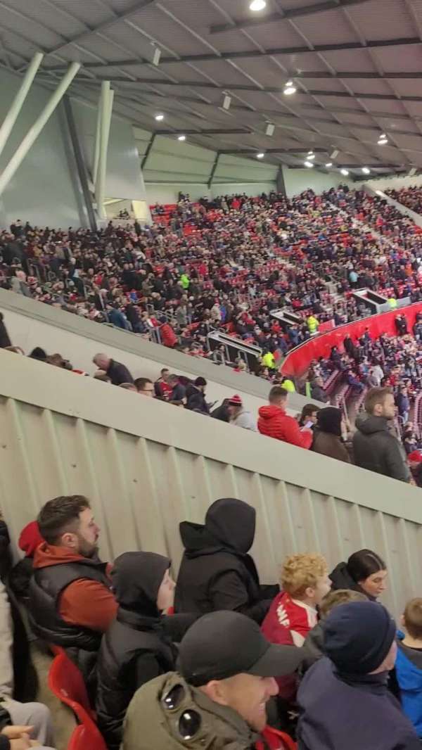 Old Trafford, section: N3401, row: 24, seat: 223