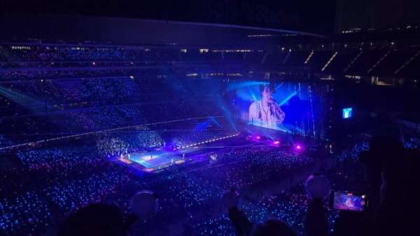 sofi stadium, section: 345, row: 2, seat: 7