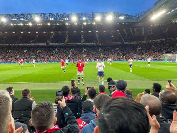 Old Trafford, section: S126, row: FF, seat: 74