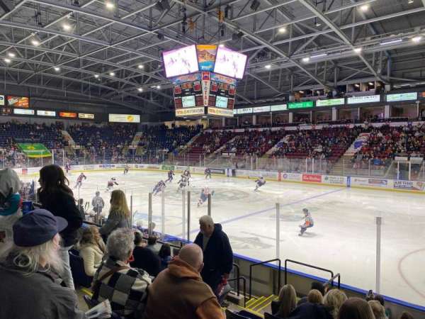 Prospera Place, section: 107, row: J, seat: 12