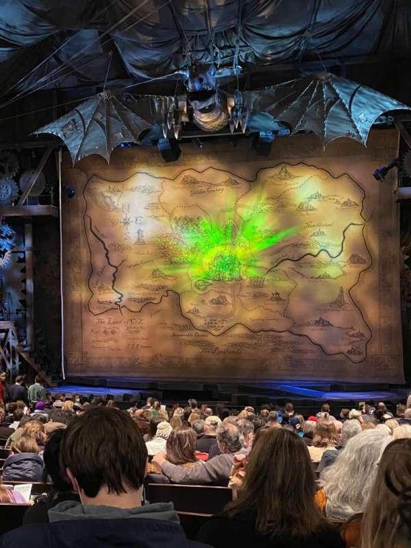 Gershwin Theatre, section: Orchestra C, row: Q, seat: 112