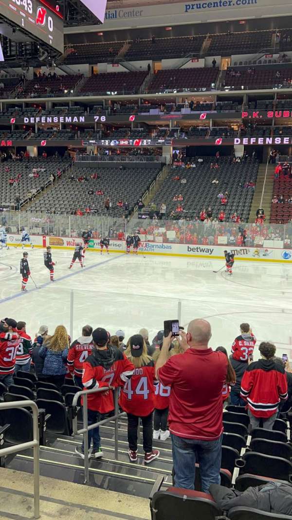 Prudential Center, section: 10, row: 13