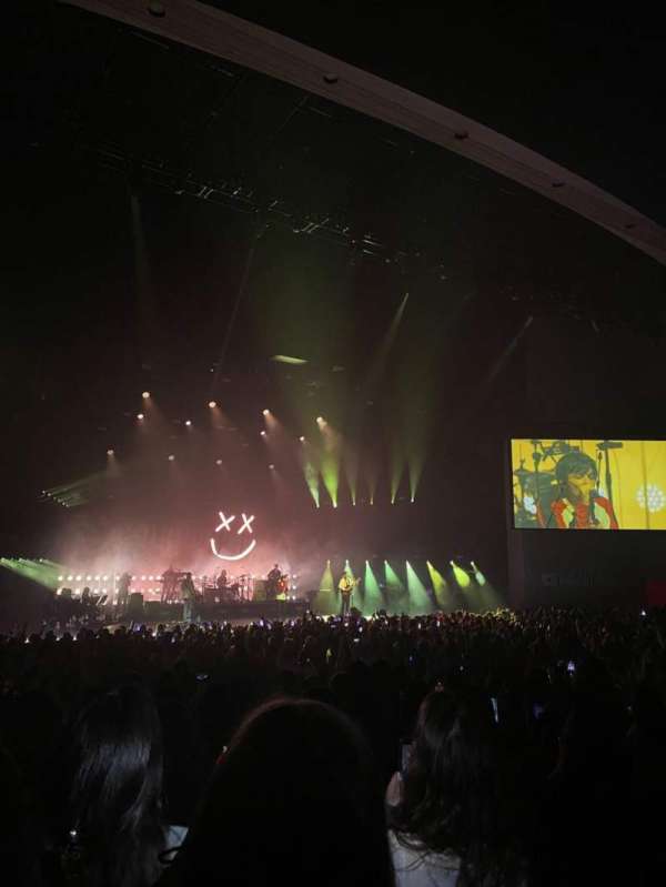 YouTube Theater, section: 102, row: K, seat: 11