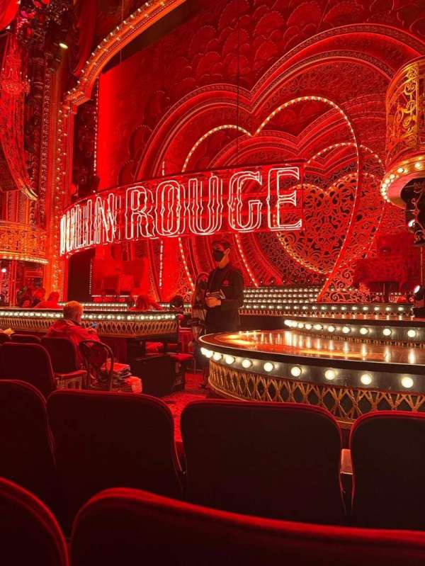 Al Hirschfeld Theatre, section: Orchestra R, row: G, seat: 10