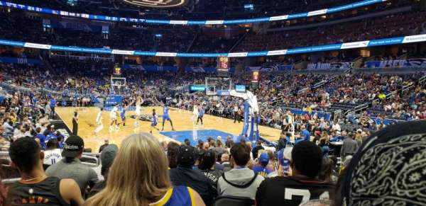 Kia Center, section: 102, row: 8, seat: 10