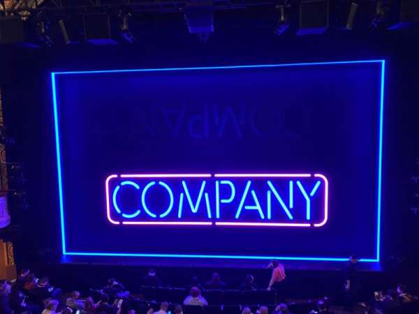 Bernard B. Jacobs Theatre, section: Mezzanine C, row: B, seat: 105