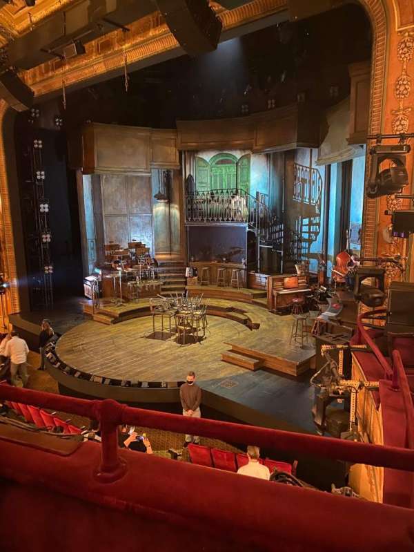 Walter Kerr Theatre, section: Mezzanine R, row: B, seat: 22