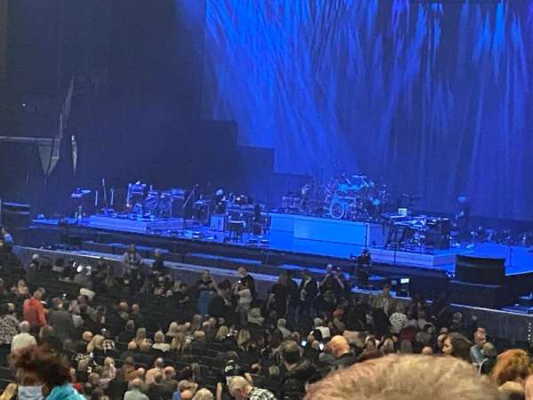 The O2, London, section: 110, row: R, seat: 317