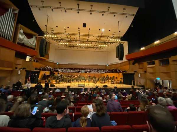 Fairfield Concert Hall, section: Stalls, row: M, seat: 21
