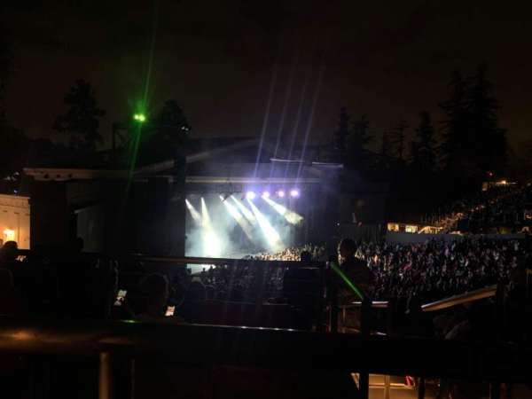 The Greek Theatre, section: North Terrace, row: K, seat: 43