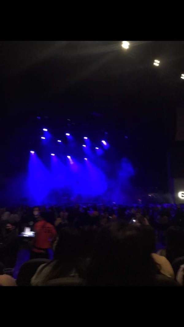YouTube Theater, section: 102, row: D, seat: 6